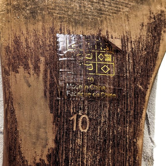 Free People X Ecote Women Low Western Cream Suede ankle Boots size 10 - Picture 6 of 12